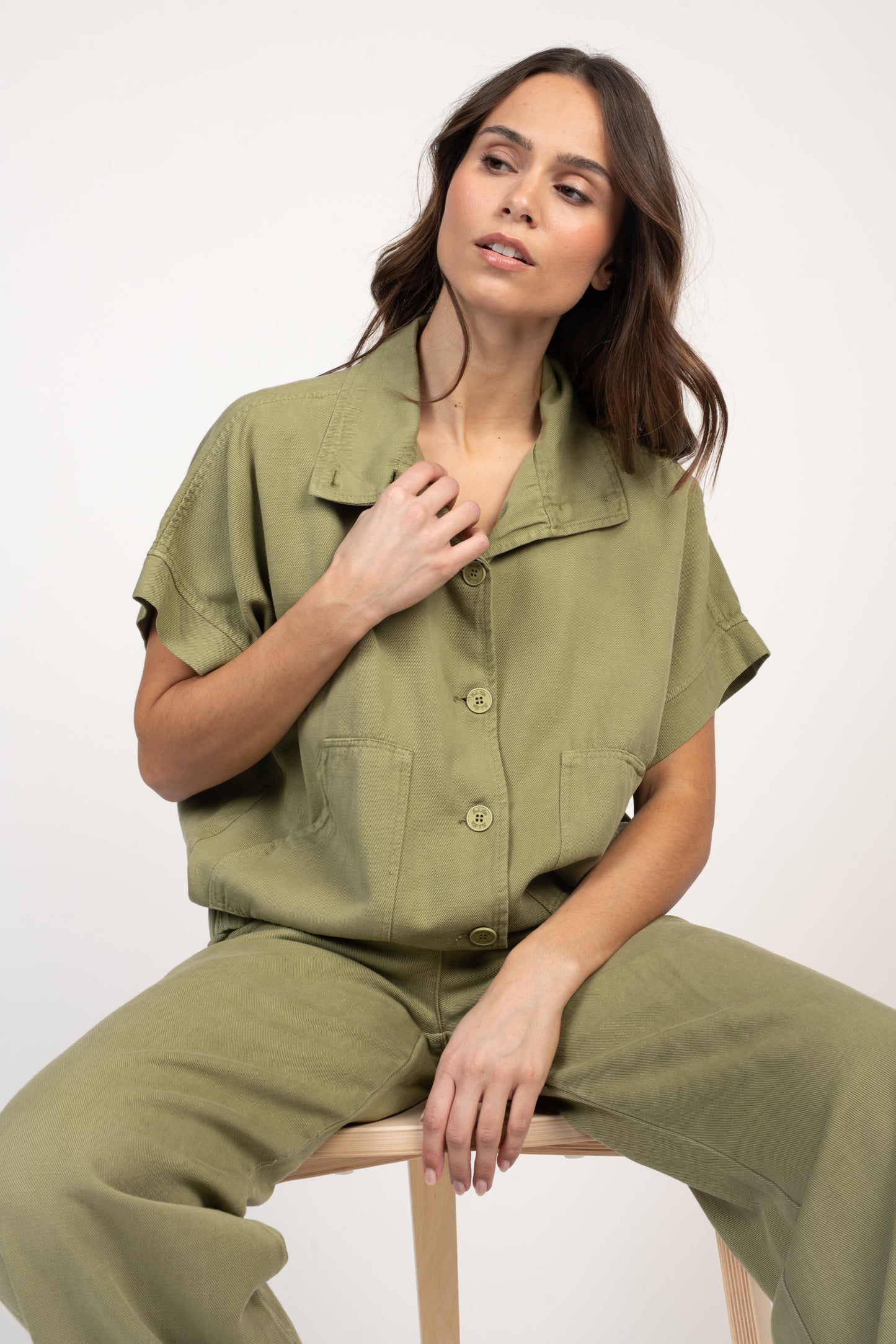 VESTE SANS MANCHES ELLIOT VERT