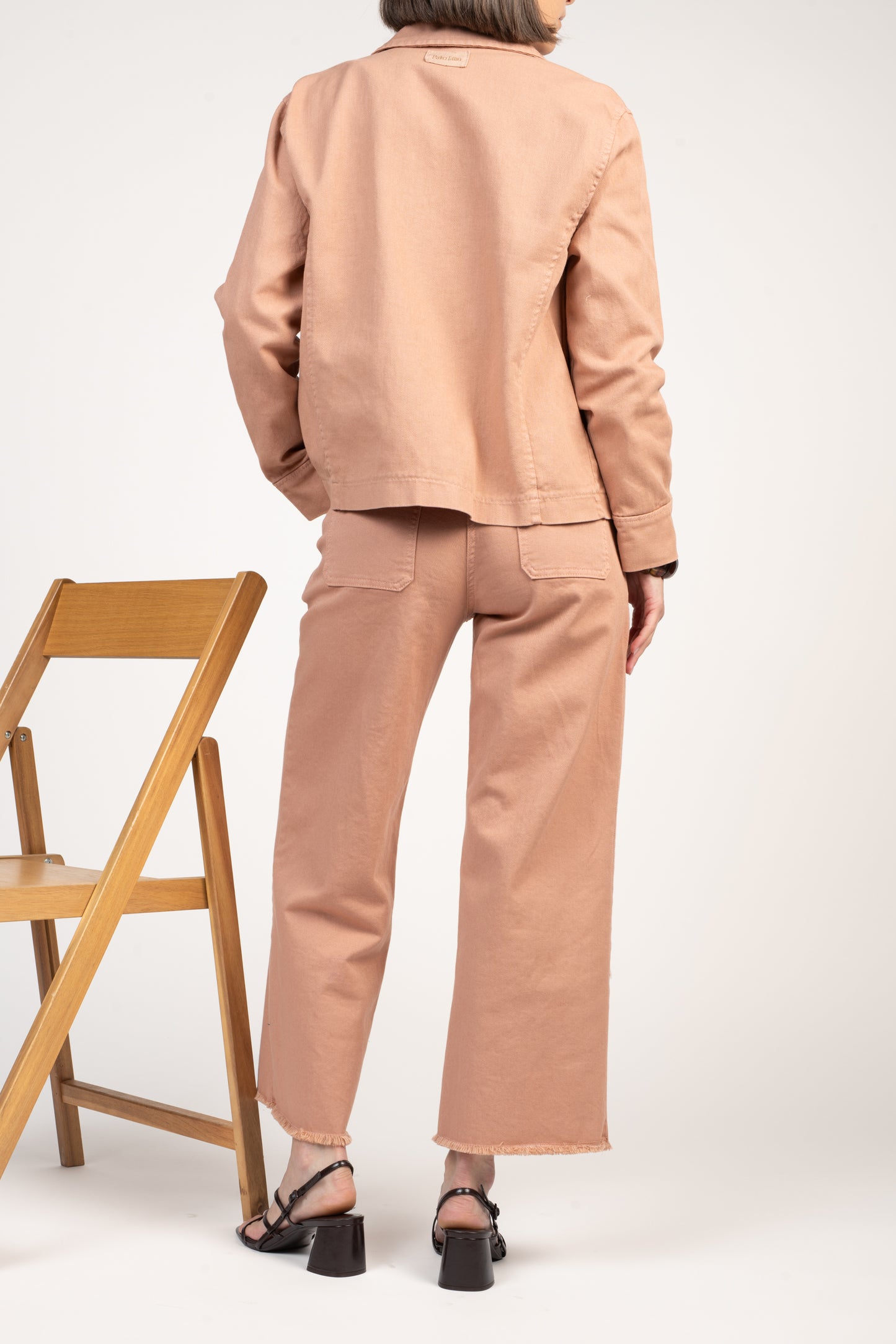 VESTE WORKER ÉLODIE VIEUX ROSE