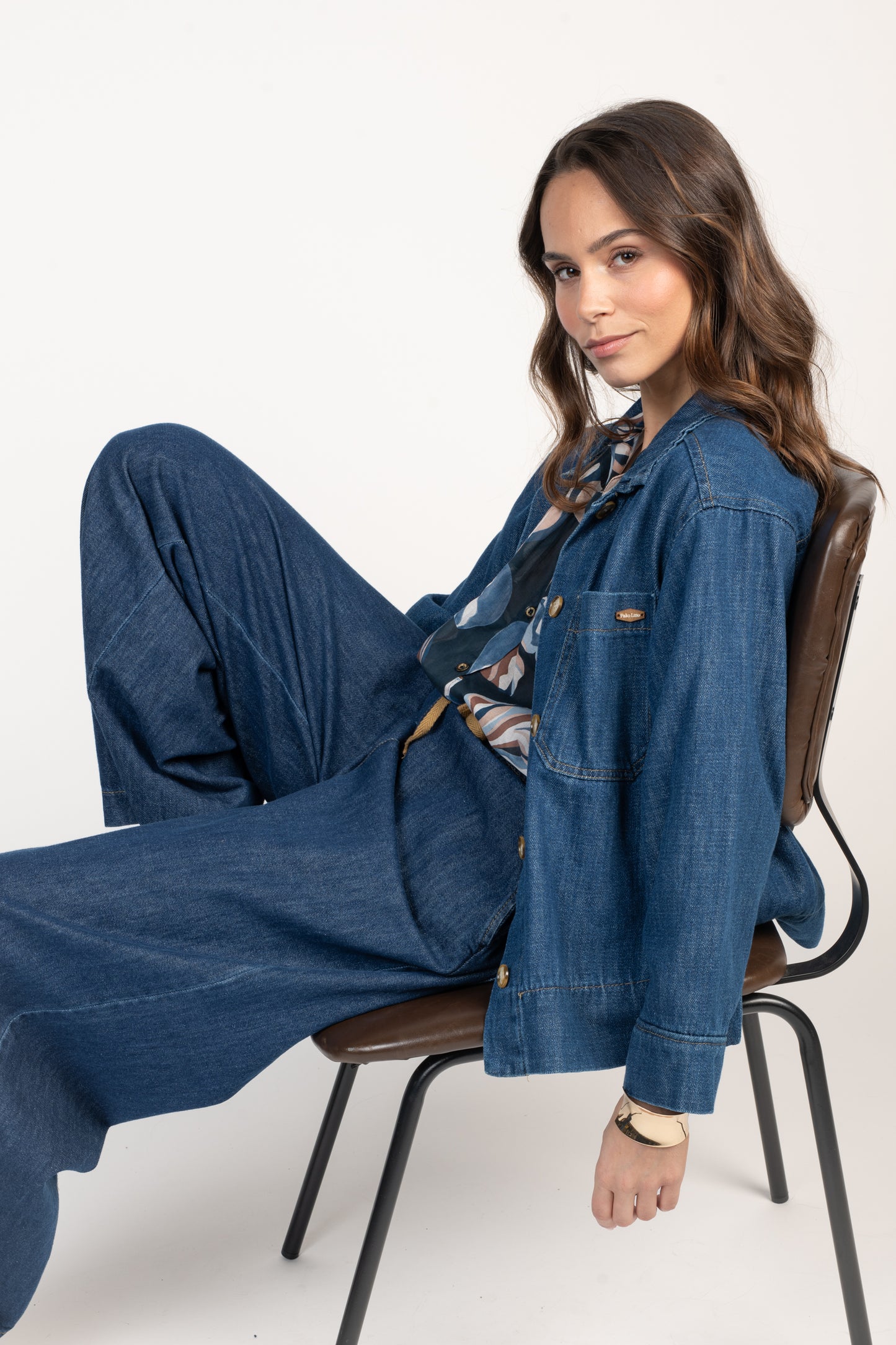 VESTE EN JEAN FONCÉ ÉLOÏNA