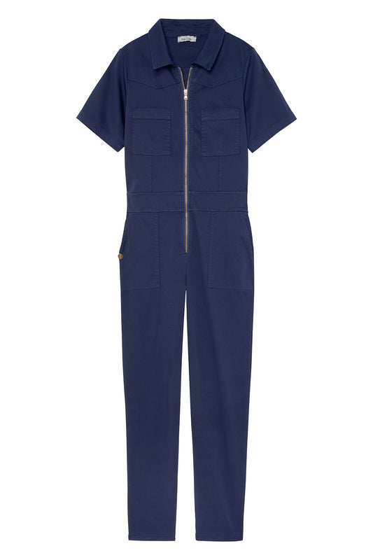 ADONIS NAVY TROUSERS JUMPSUIT