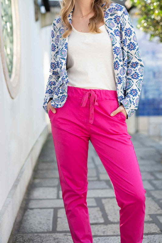 CHINO JOGG RAFAEL FUCHSIA