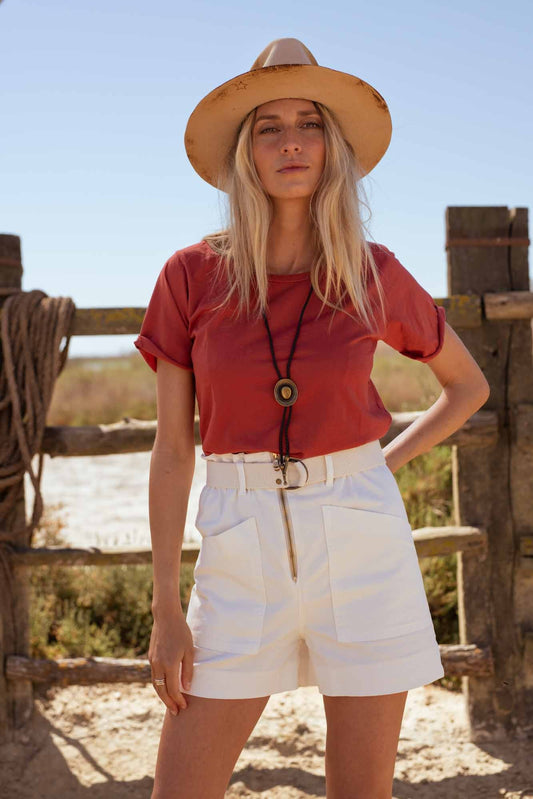 CROP TOP MARY TERRACOTTA