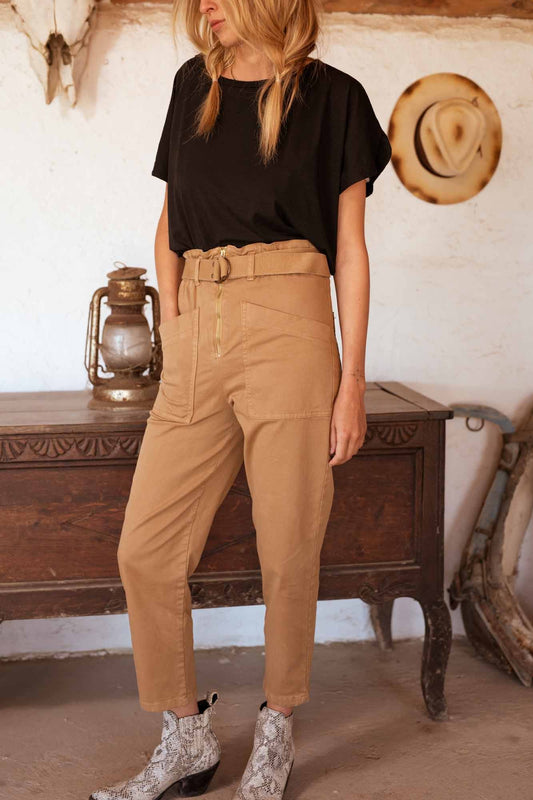 PANTALON COOPER BAROUDEUR TABAC
