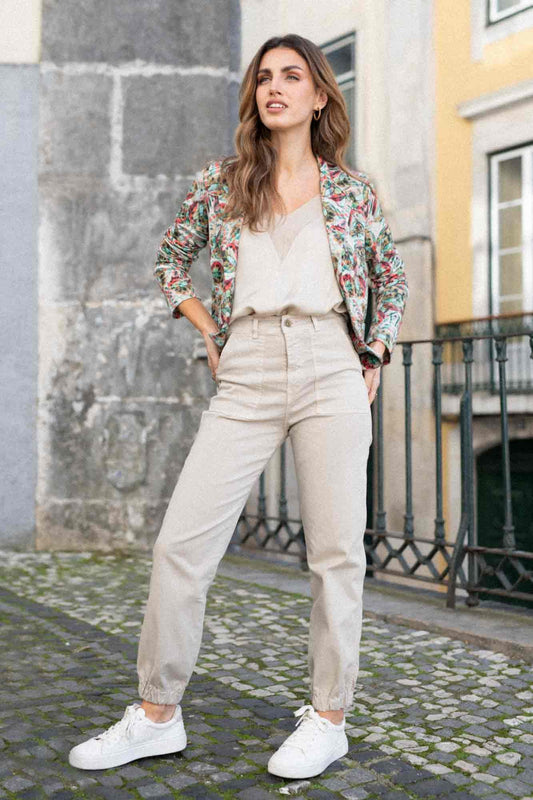MIGUEL CARGO TROUSERS SAND
