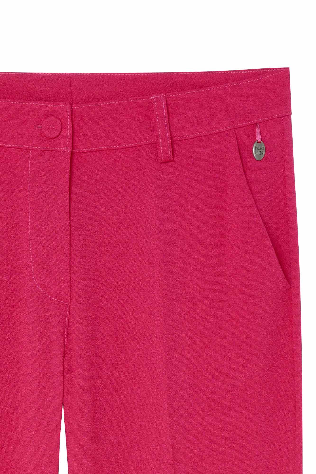 TROUSERS 7/8TH CIGARETTE AUGUSTIN FUCHSIA