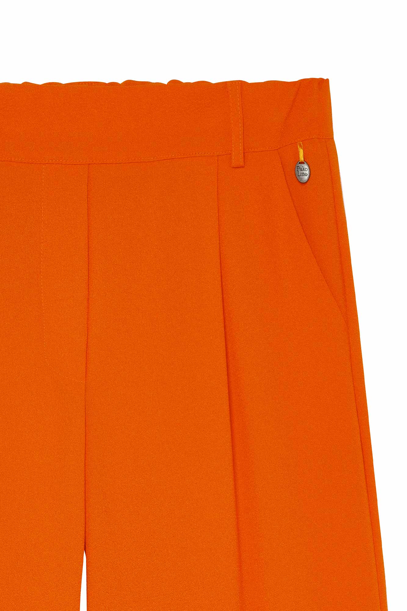 ANTOINE ORANGE 7/8TH FLARED TROUSERS