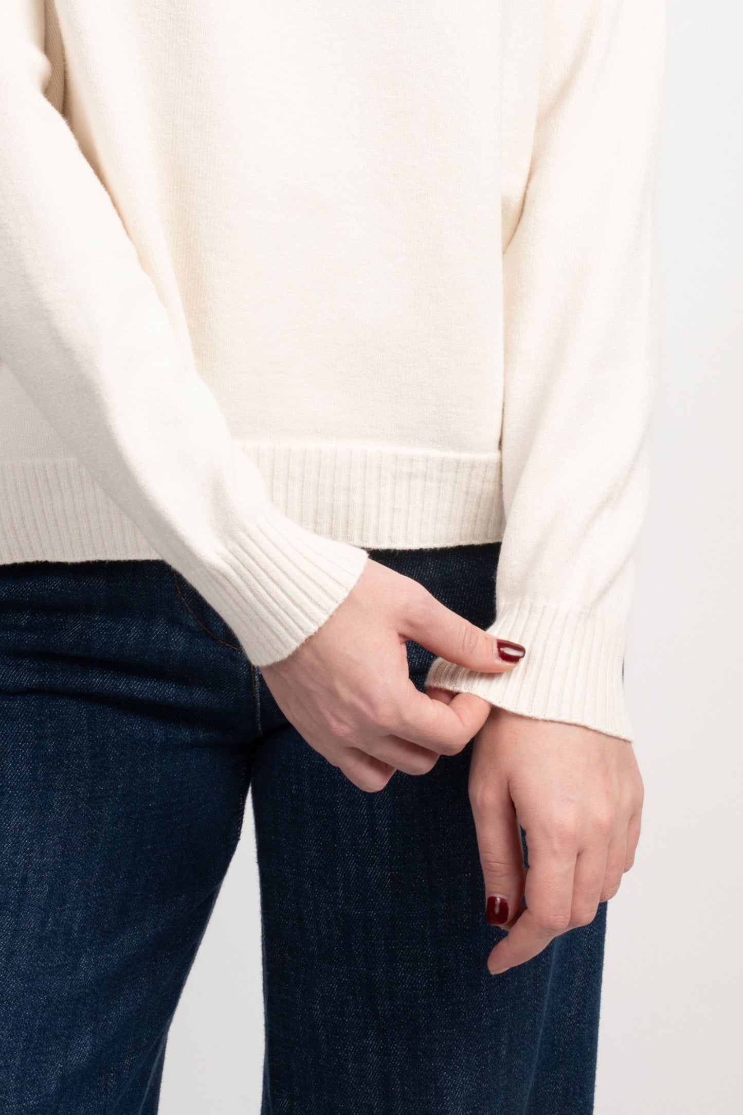 PULL AMPLE COL ROND DORIANE NATUREL