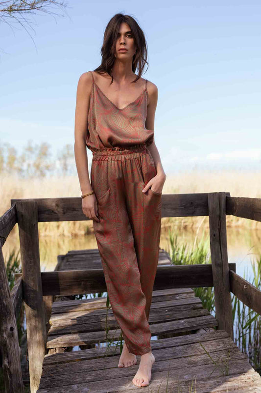 TERRAKAKI PRINT PALOMA TOP