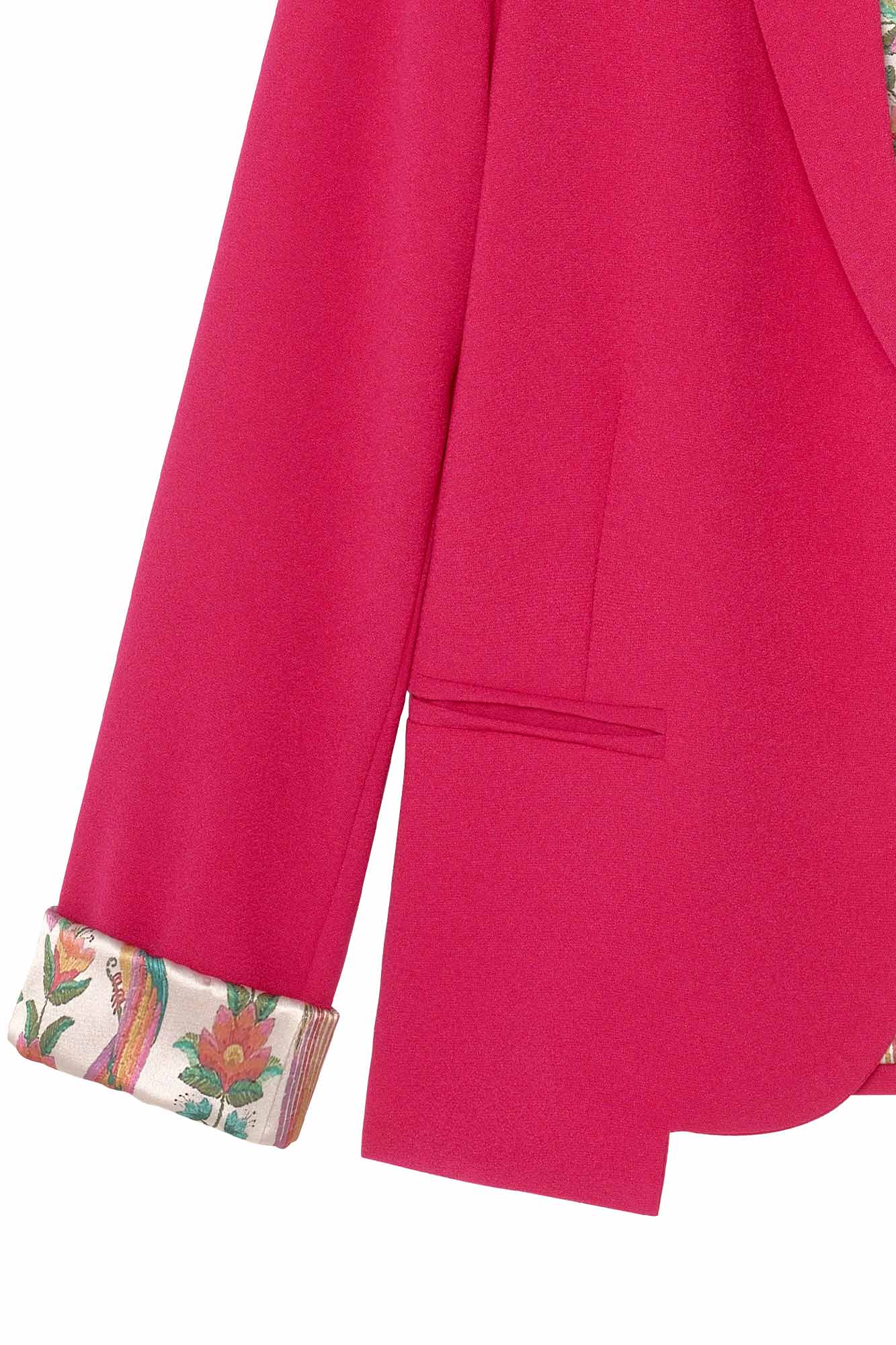 ARIANE FUCHSIA FITTED BLAZER