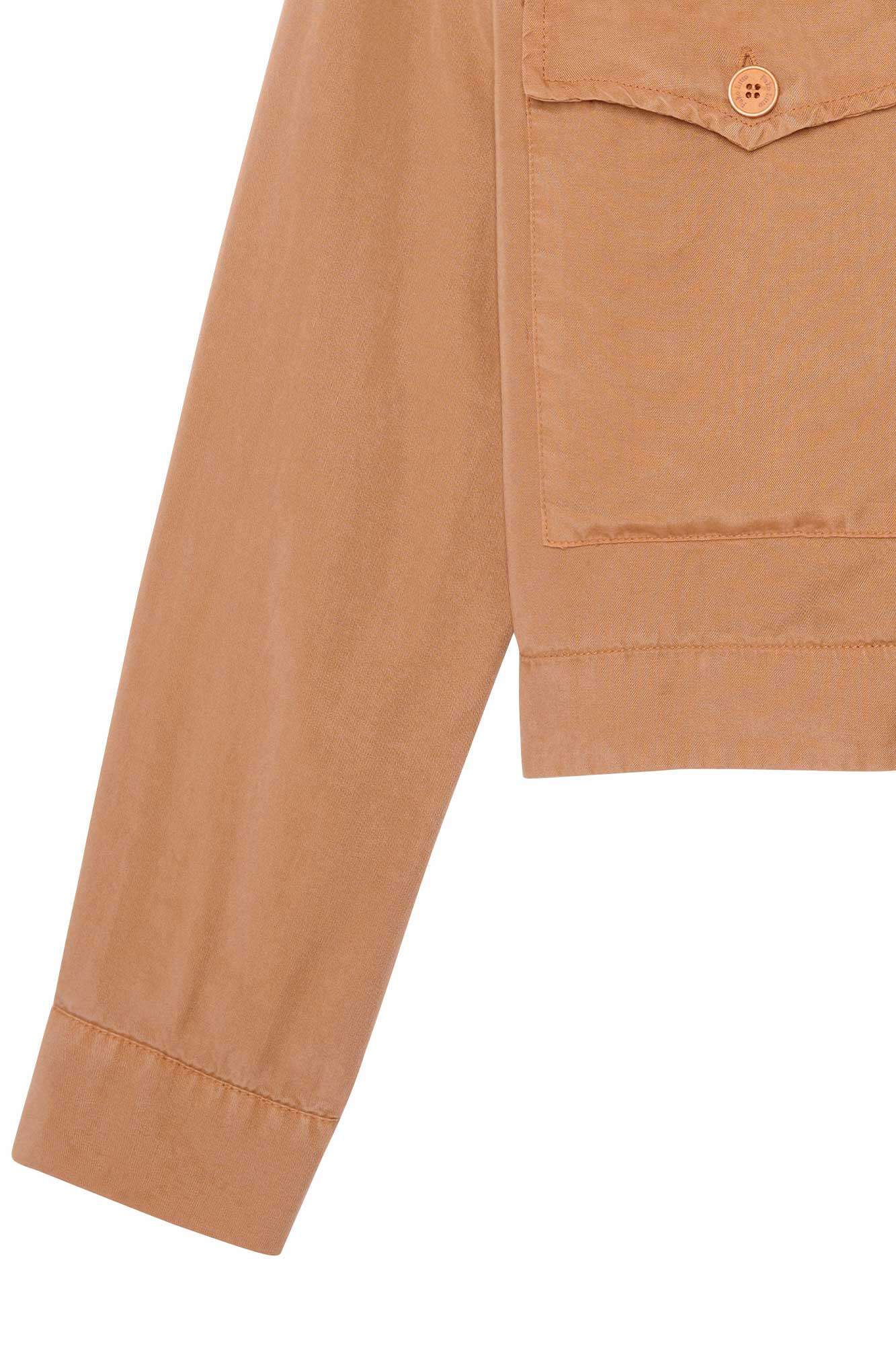 VESTE TENCEL AMBRE CAMEL