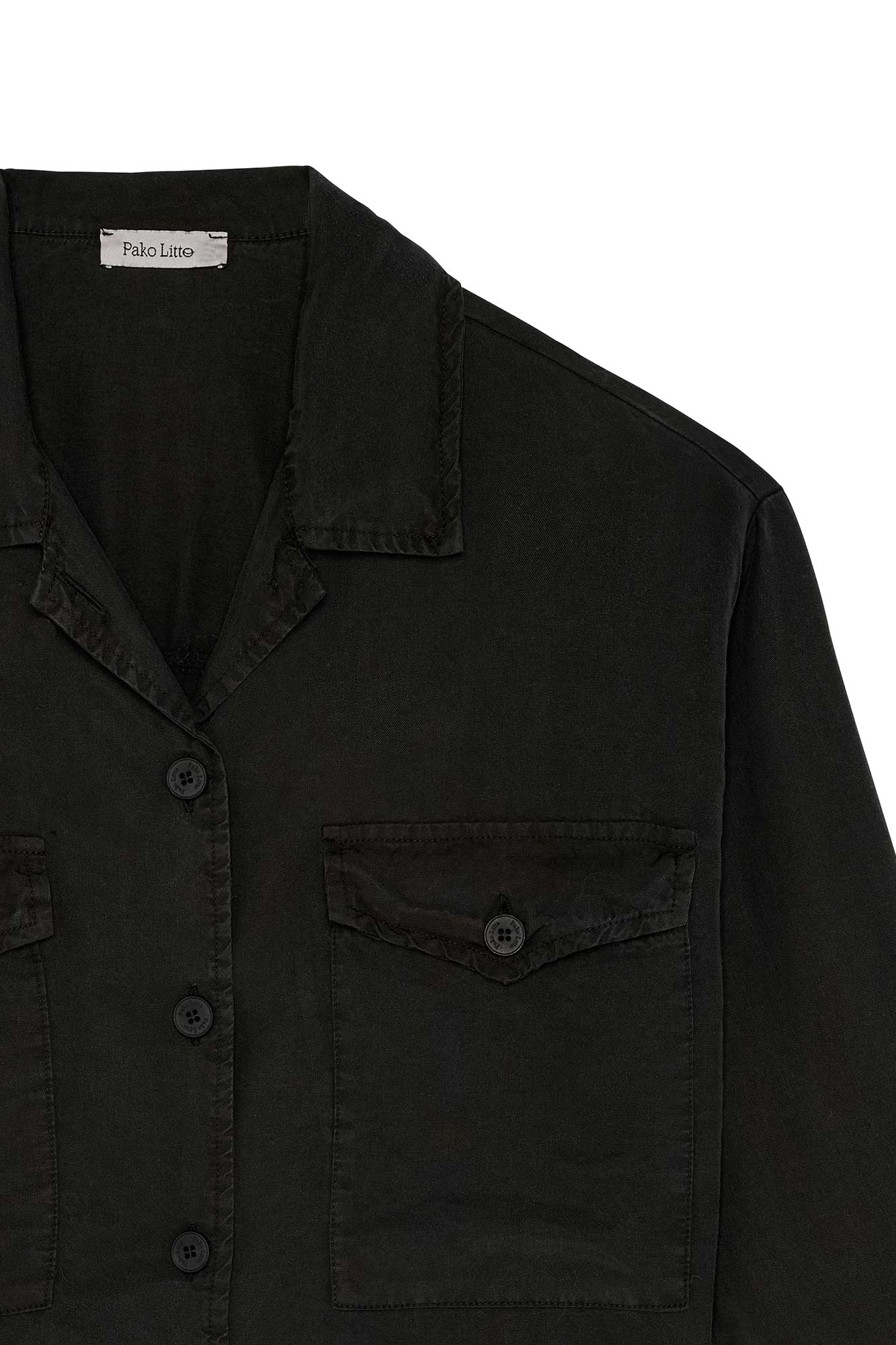 BLACK AMBER TENCEL JACKET