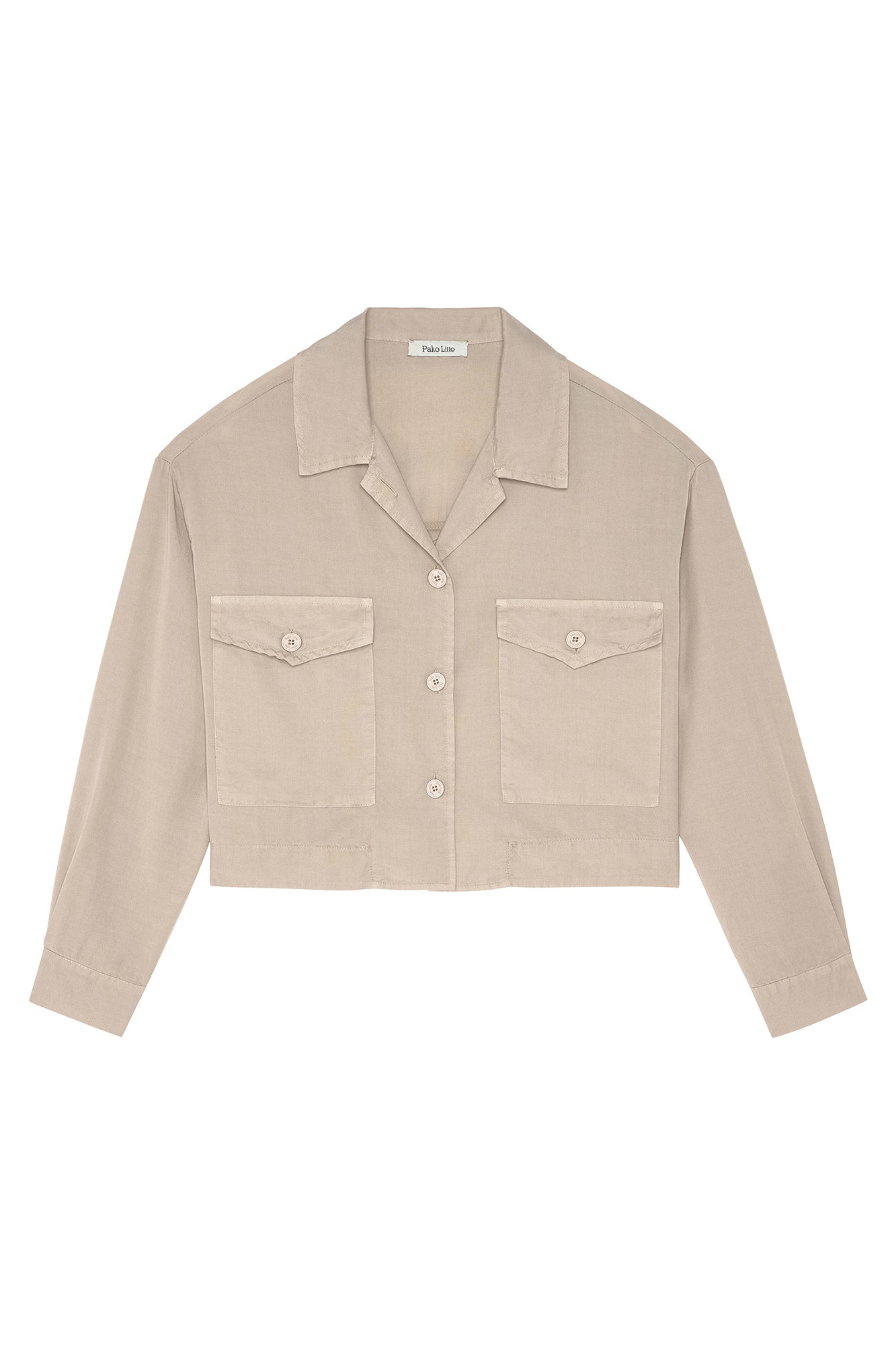 VESTE TENCEL AMBRE SABLE